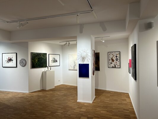 Wibke Brode in the Studio: Ausstellung Kunstraum Markt1 Gummersbach