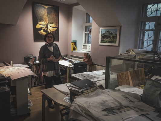 Elena Kochetkova in the Studio