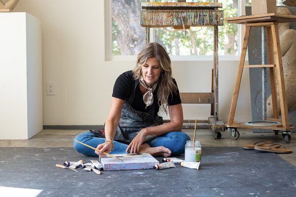Inger Nova Jorgensen in the Studio