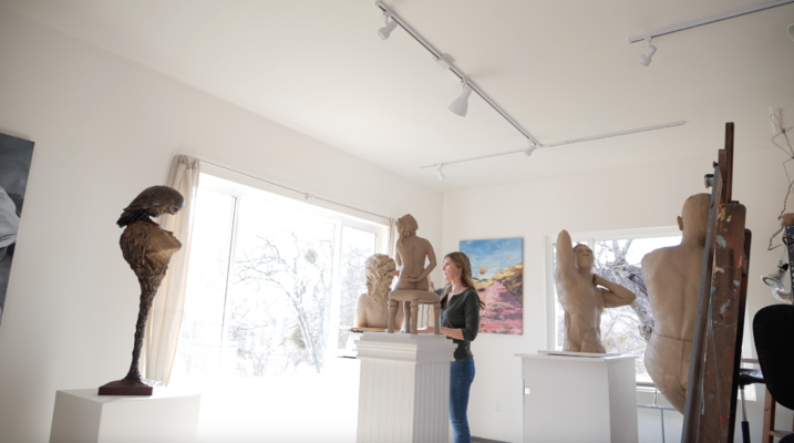 Inger Nova Jorgensen in the Studio