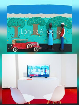 Mo Lamine Sylla in the Studio: Exposition "Future landscape" au  Palazzio Albrizzi Capello- Italie