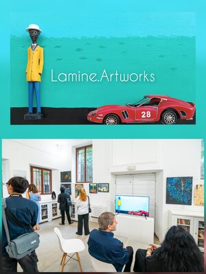 Mo Lamine Sylla in the Studio: Exposition "Future landscape" au  Palazzio Albrizzi Capello- Italie