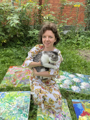 Anna Trigub in the Studio