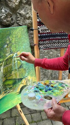 Volodymyr Tyzun in the Studio