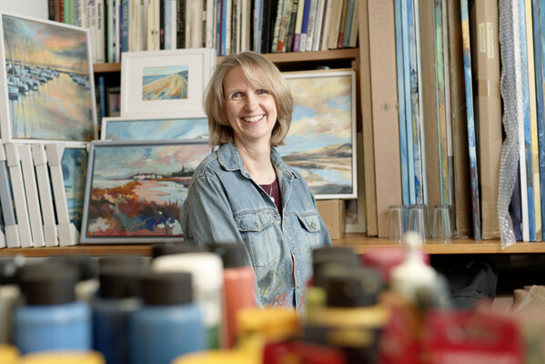Astrid Krömer in the Studio