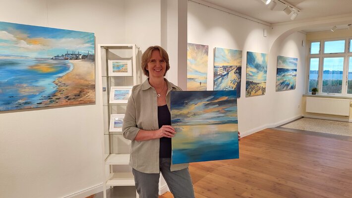 Astrid Krömer in the Studio