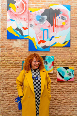 Nataline Pomar in the Studio: Exhibition in Madrid