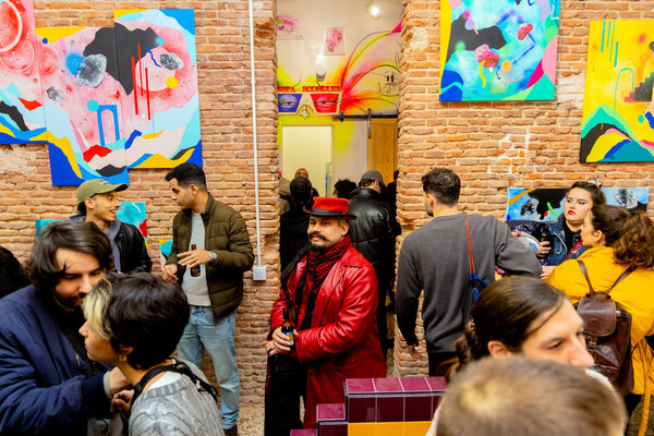 Nataline Pomar in the Studio: Exhibition in Madrid