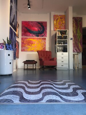 Claudia Botz in the Studio: Atelier im Münchner Westend