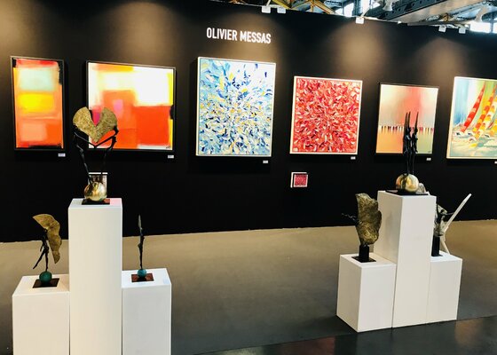 Olivier Messas in the Studio: Lyon Art Fair 2019, Lyon, France
