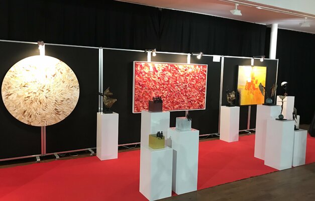 Olivier Messas in the Studio: Salon international des artistes contemporains de Saint-Tropez 2021