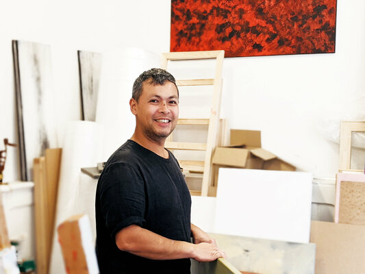 Olivier Messas in the Studio: À l'atelier de Karlsruhe (Allemagne)