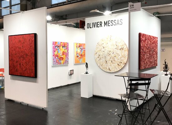 Olivier Messas in the Studio: DISCOVERY ART FAIR FRANKFURT, Frankfurt, Allemagne
