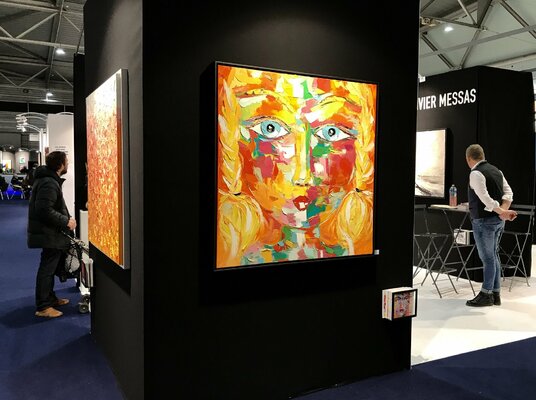 Olivier Messas in the Studio: MULHOUSE Art Fair 2019, France