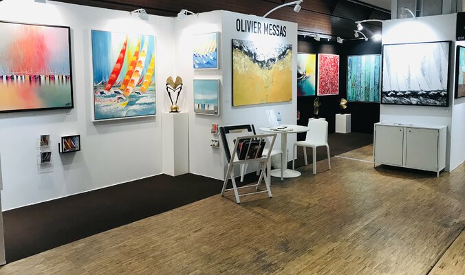 Olivier Messas in the Studio: Carrousel du Louvre Art Fair, Paris 2019