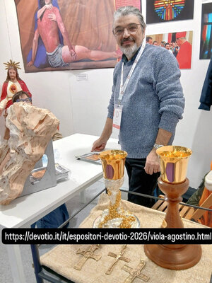 Agostino Viola in the Studio