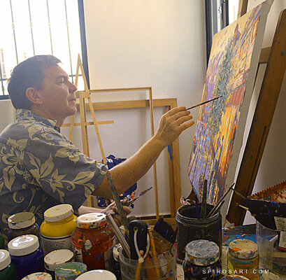 Dmitry Spiros in the Studio