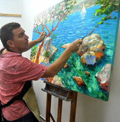 Dmitry Spiros in the Studio