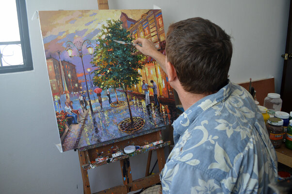 Dmitry Spiros in the Studio: in my studio