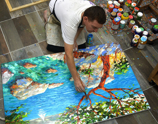 Dmitry Spiros in the Studio