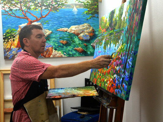 Dmitry Spiros in the Studio