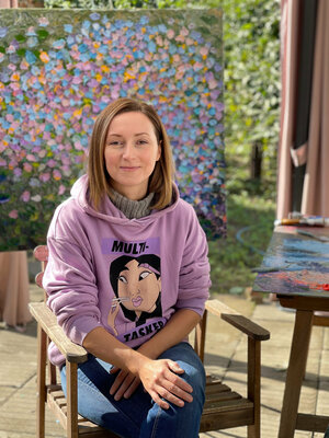 Olga Bezhina im Studio