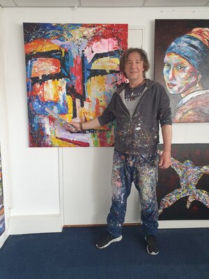 Jovan Srijemac im Studio: Duch Studio JovanArt