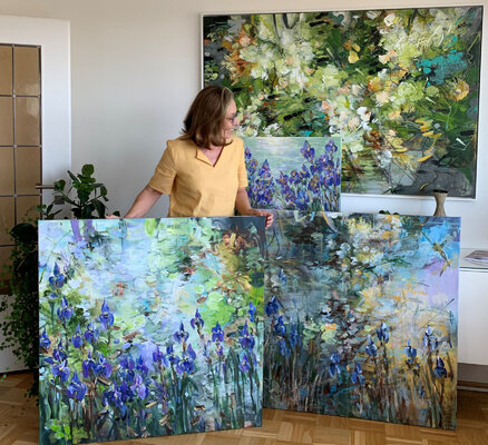 Irina Laube in the Studio