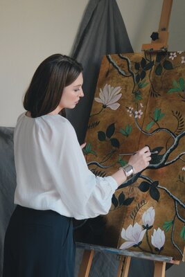 Margarita Kunizheva in the Studio