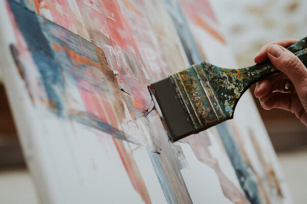 Petra Kirsten in the Studio