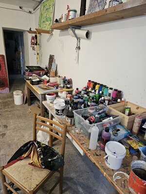 Claudio Ricciolini in the Studio