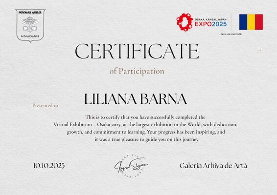 Liliana Georgeta Barna in the Studio