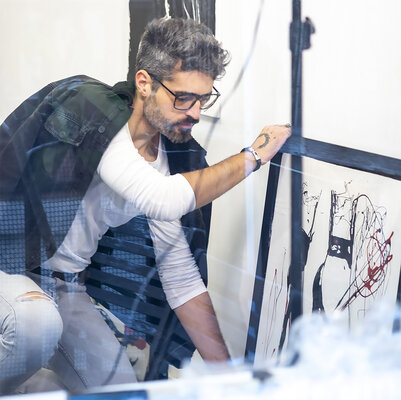 Davaro David in the Studio
