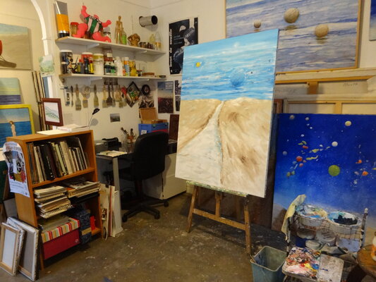 Pascal Lassarre in the Studio