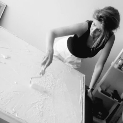 Diana Diamandieva in the Studio