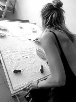Diana Diamandieva in the Studio