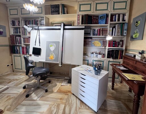 Francesca Trusso in the Studio: Atelier: fucina delle mie idee artistiche
