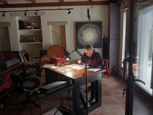 Lino Spada in the Studio: my atelier
