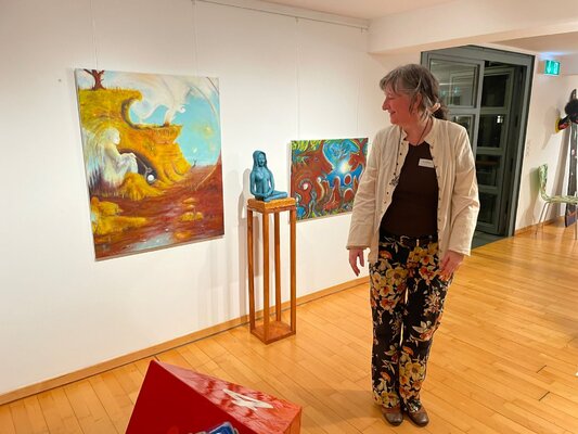 Mo Güttinger in the Studio: Stadtgalerie Dübendorf, Obere Mühle