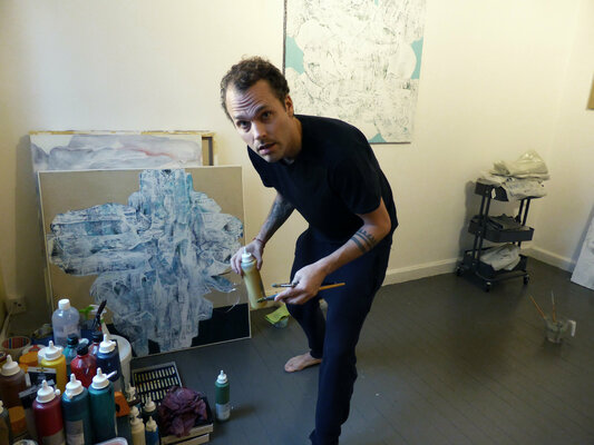 Petrus Bergstrand in the Studio
