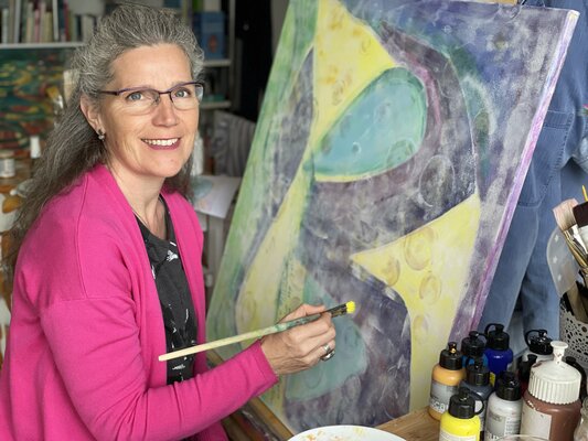 Tan-ja Graf in the Studio