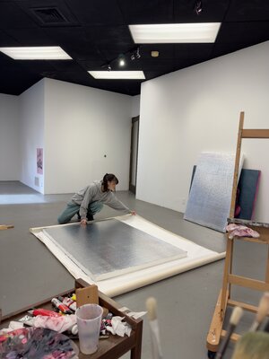 Yuliia Poraiko in the Studio