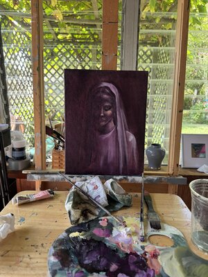 Yuliia Poraiko in the Studio