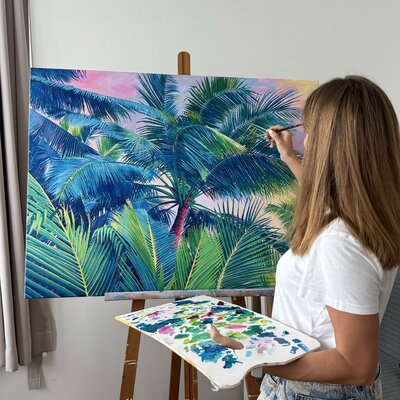 Margarita Buttenmueller in the Studio