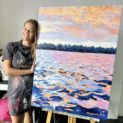 Margarita Buttenmueller in the Studio