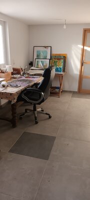 Dominique nizard in the Studio
