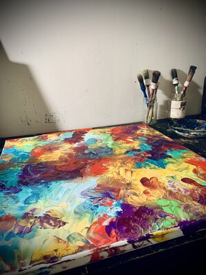Carolin Schmidt in the Studio: Im Atelier I