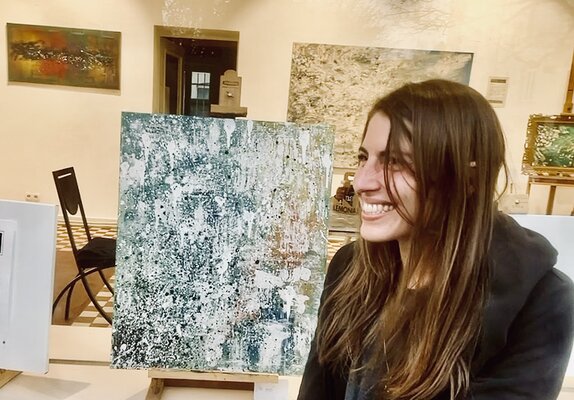Carolin Schmidt in the Studio: Ausstellung