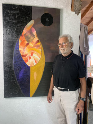 Rodney Salter in the Studio