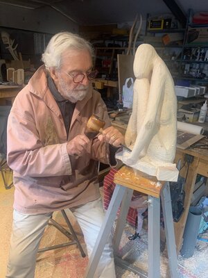 Rodney Salter in the Studio